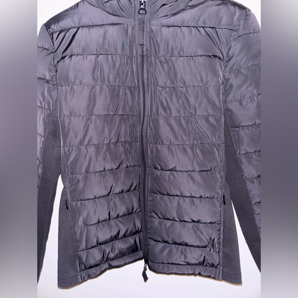 NWT Universal Standard Black Comfort Panel Light Padded Packable Jacket XS - Picture 5 of 15